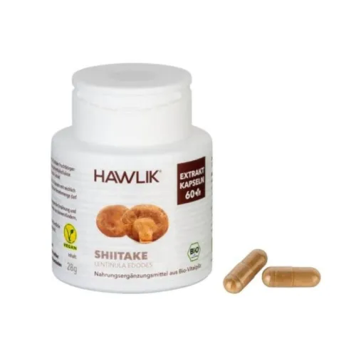Shiitake Extrakt 60 Kapseln Hawlik BIO