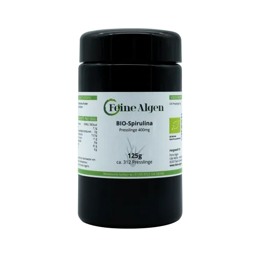Spirulina Algen BIO 125g ca. 312 Tabletten feine-algen
