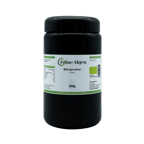 Spirulina Algen BIO 200g Pulver feine-algen