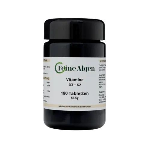Vitamin D3 + K2 180 Tabletten
