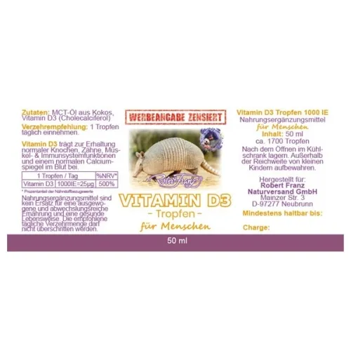 Vitamin D3 Tropfen von Robert Franz