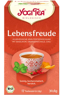 Yogi Tee Lebensfreude Tee BIO