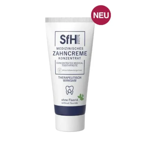 Zahncreme Konzentrat Mini ohne Fluorid 8ml, hochergiebig