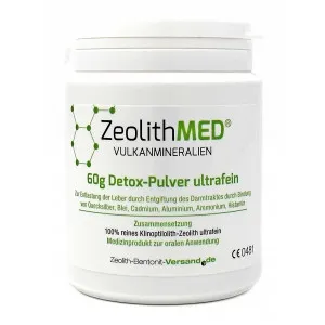 Zeolith MED UF ultrafeines Pulver 60g