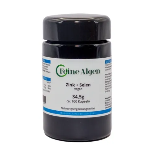 Zink+Selen 100 vegane Kapseln von feine-algen