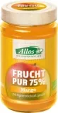 Allos Frucht Pur Aufstrich Mango 75% BIO 250g
