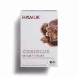 Coriolus BIO Extrakt und Pulver Kapseln 120 Stück Hawlik