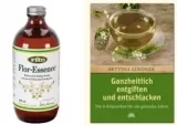 Flor Essence Kräutertee flüssig 500ml und Buch Ganzheitlich Entgiften