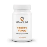 Folsäure 800µg 100 Tabletten von vitaworld