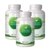 Ginkgo Biloba Extrakt mit Grüntee Extrakt 3 x 120 Kapseln