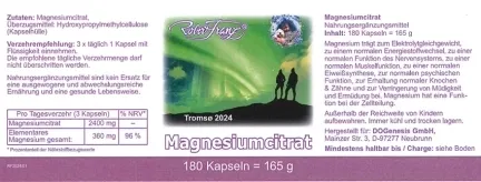 Magnesiumbisglycinat von Robert Franz 180 Kapseln