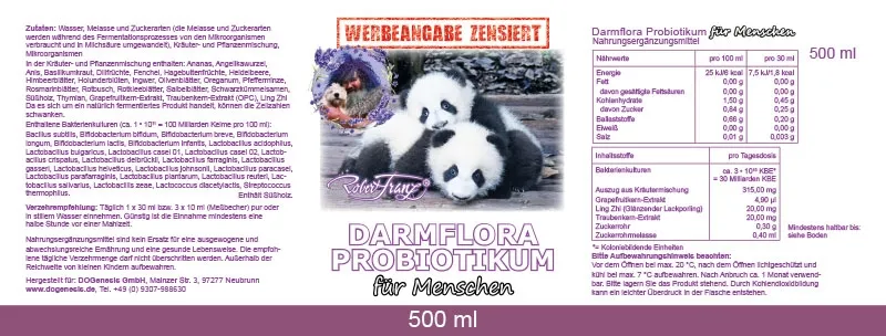 Darmflora Drink von Robert Franz 500ml