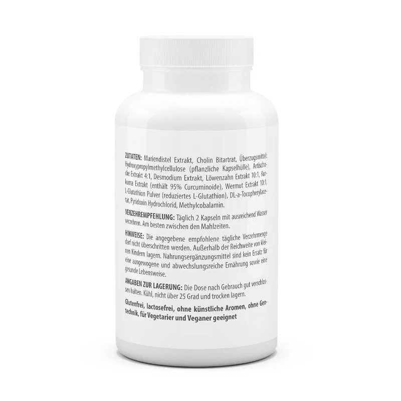 Leber-Vital Komplex 120 vegane Kapseln von Vitaworld