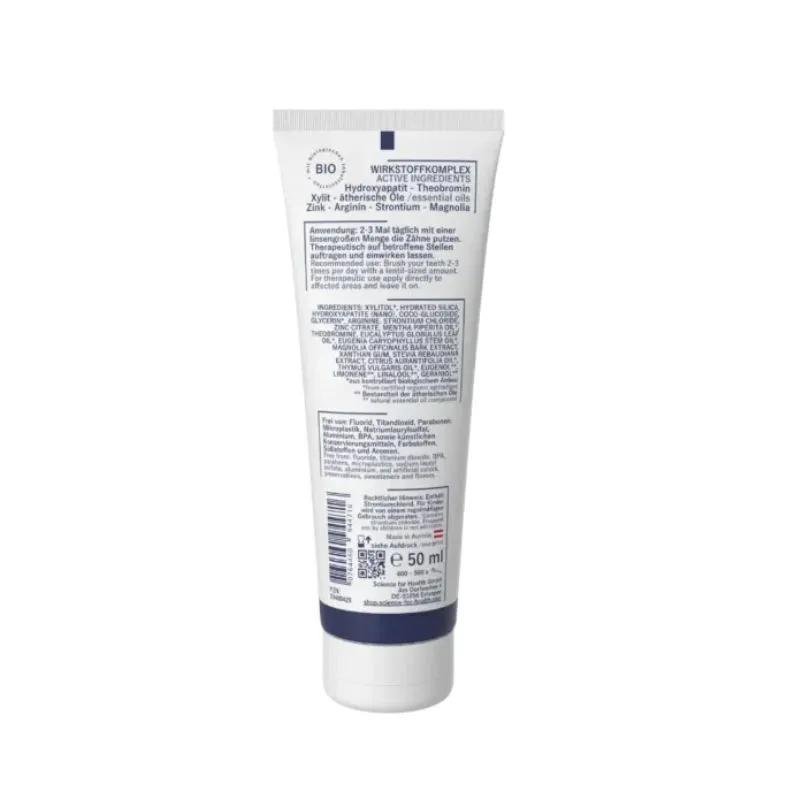 Zahncreme Konzentrat ohne Fluorid 50ml, hochergiebig