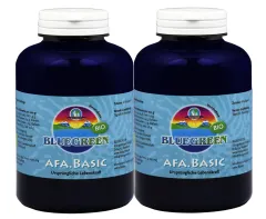 2 x Bluegreen AFA-Algen Basic Wildsammlung 250g ca. 2000 Stück BIO