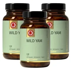 3 x Wilde Yams Wurzel 140 Kapseln Quintessence