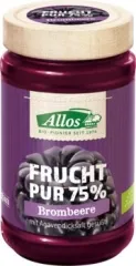 Allos Frucht Pur Aufstrich Brombeere 75% BIO 250g-Angebot