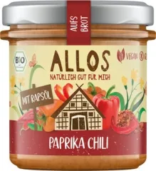 Allos Aufs Brot Paprika Chili BIO vegan