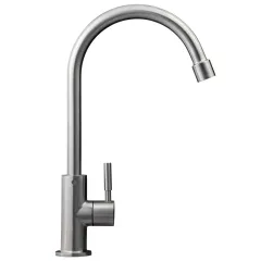 Alvito Wasserhahn Alba-2 aus Edelstahl für Einbau Wasserfilter