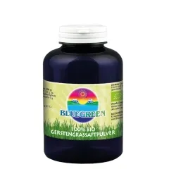 BIO Gerstengrassaftpulver von Bluegreen 200g Rohkostqualität