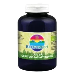 BIO Gerstengrassaftpulver von Bluegreen 600g Rohkostqualität