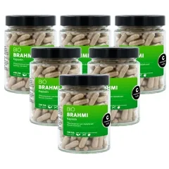 Brahmi Kapseln BIO 6 x 200 Stück von Cosmoveda
