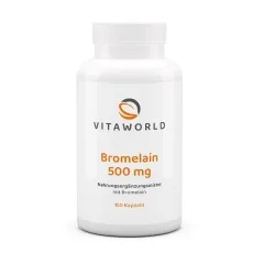 Bromelain Ananas-Enzym 100 vegane Kapseln von vitaworld