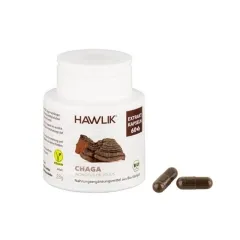 Chaga Extrakt BIO 60 Kapseln Hawlik Vitalpilze