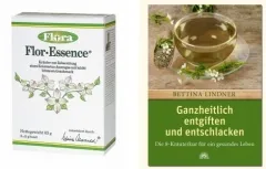 Flor Essence Kräutertee 3 x 21g und Buch Ganzheitlich Entgiften
