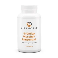Grünlippmuschelkonzentrat 500mg von Vitaworld 150 Kapseln