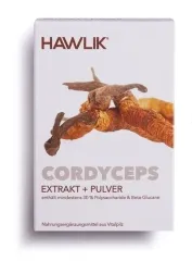 Hawlik Cordyceps Extrakt und Pulverkapseln 60 Stück