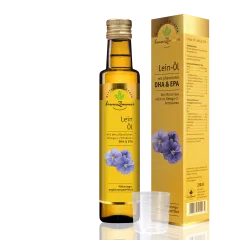 Leinöl mit 54% Linolensäure mit DHA und EPA 250ml