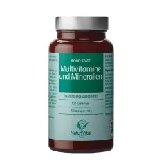 Natur Vital Multivitamine und Mineralien 120 Tabletten