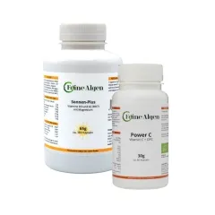 Power C BIO Kapseln und Sonnen-Plus Kapseln mit Vitamin D3, K2 und Magnesium von feine-algen