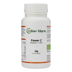 Power C Vitaminkapseln BIO ca. 60 Stück feine algen vegan