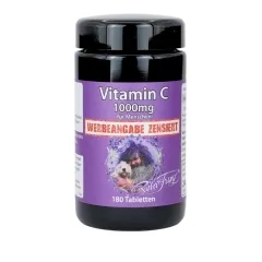 Vitamin C 1000mg 180 vegetarische Tabs im Mironglas