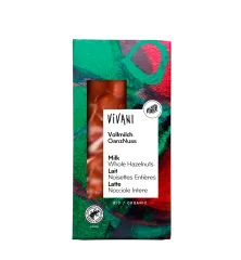 Vivani BIO Schokolade Vollmilch Ganznuss